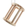 thumbnail image 1 of BELOVING Functional Practical Guinea Pig Bowl Feeder Rabbit Natural Wooden Hay Grass Rack, 1 of 10