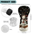 thumbnail image 6 of Yuyamidu Cute Snowman Golf Ball Golf Club Headcover Christmas Golf Head Protective Cover PU Leather Driver Fairway Wood Hybrid Head Cover, 6 of 7