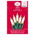 thumbnail image 6 of Indoor/Outdoor 300-Count Incandescent Mini Christmas String Lights, Clear, Green Wire, 59', by Holiday Time, 6 of 6