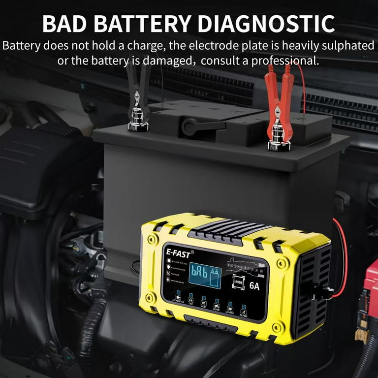 Sentryse 12V 6A Smart Battery Charger and Trickle Charger photo 7
