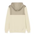 thumbnail image 4 of Htigea Pullover Hoodie Men Blend Fleece Long Sleeve Sweatshirt with Kangaroo Pockets Beige,S, 4 of 4