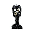 thumbnail image 2 of 100Fens Halloween Decorations The Don't Talk Skull Look Candlesticks Horror Tabletop Decorations Props Resin Ornaments Candle Stand Fall&nbsp;Decor, 2 of 6
