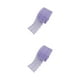 thumbnail image 4 of Billuyoard Cinta de encaje de ganchillo blanco con estilo de poliéster - Varios patrones de ropa Decoración de encaje de guipur púrpura claro morado claro 2piezas, 4 of 6