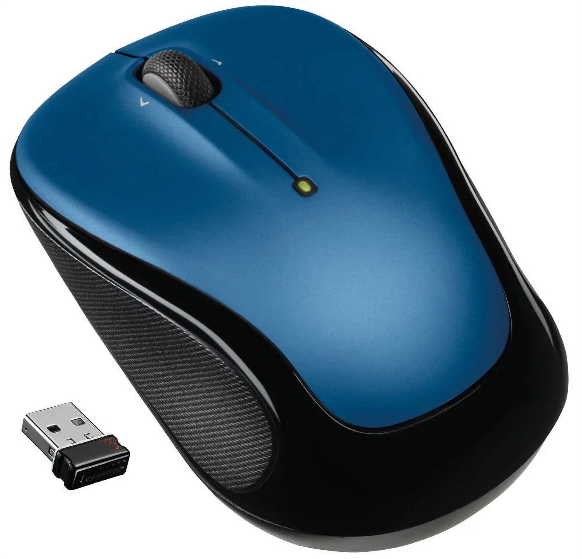 Logitech Compact Wireless Mouse, 2.4 GHz with USB Unifying Receiver, Optical Tracking, Blue - image 3 of 6