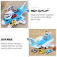 thumbnail image 2 of 1 juego de juguetes de transporte de aviones, aviones de carga, coches de juguete, juguetes para niños, 2 of 5