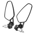 thumbnail image 3 of Motorcycle rearview mirror 22mm CNC handlebar rearview mirror modified Rearview Mirror Mirror motorcycle with white glass, 3 of 5