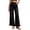 Black, variant on MLCDZ Wide Leg Jeans for Women Stretch High Wasited Baggy Trendy Denim Jean Ruffle Hem Pants with Multiple Pockets Lightweight Breathable Vacation Trousers