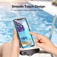 thumbnail image 6 of 2 pc IP68 PVC waterproof phone case swimming water proof bag universal underwater phone protector pouch for iPhone 15 14 13 pro, 6 of 7