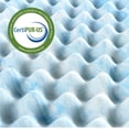 thumbnail image 3 of Zinus 3" Swirl Gel Cooling Memory Foam Mattress Topper, Twin, 3 of 9