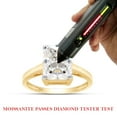 thumbnail image 7 of 1 3/4 ct. t.w 8X6MM Emerald Cut Lab Created Moissanite Diamond Solitaire Engagement Ring For Women In 14K Yellow Gold Over Sterling Silver (G-H Color, VVS1 Clarity,1.75 Cttw)-7, 7 of 7