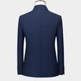 thumbnail image 5 of Traje Tang de talla grande 6XL-M para hombre, traje de cuello alto de estilo chino, traje de novio, diseño de moda de boda, Blazer ajustado, pantalones, esmoquin, 2 piezas, 5 of 5