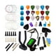 thumbnail image 1 of Kit de accesorios para guitarra TQEHS de 48 a 66 piezas herramienta para cambiar la guitarra afinador de cuerdas y capo✨y W7K2, 1 of 6
