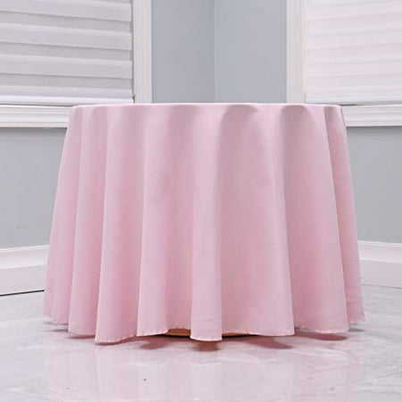 Kadut Pink Tablecloth - 108  Inch Round Tablecloths for Circular Table