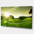 thumbnail image 2 of Beautiful Green Valley Panorama - Landscape Canvas Art Print, 2 of 3
