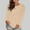 Khaki, variant on Yanlir Loose Long Sleeve T-Shirt Women's Fashion Solid Pullover Tops Casual Comfortable Everyday Wear Basic Tee(Hot Pink,)