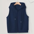 thumbnail image 2 of Misright Women's Lightweight Sleeveless Hoodie with Zipper Fit Casual, 2 of 10