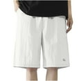 thumbnail image 1 of Men's Cargo Shorts Solid Drawstring Waist Athletic Gym Shorts with Pockets, Casual All Season Wear, 1 of 6