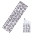 thumbnail image 2 of Sigee Violets Flowers print High-Performance Cooling Towel, Instant Chill, UPF 50, Durable Microfiber, Ideal for Gym & Outdoor Use - 12x40in, 2 of 9