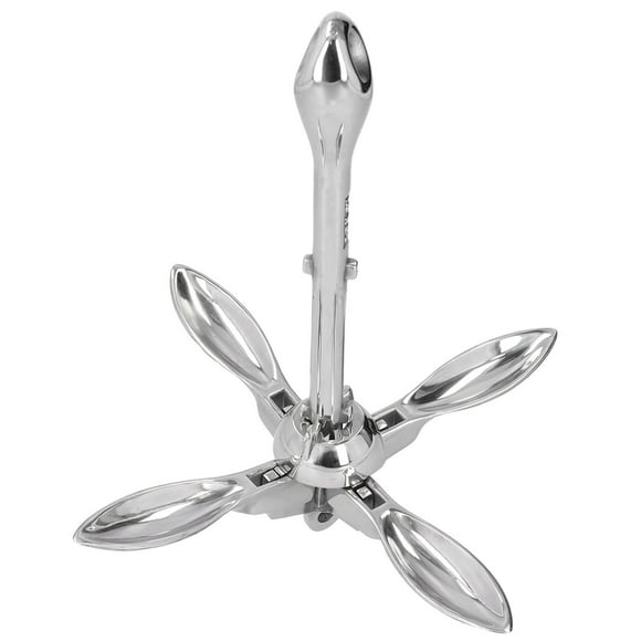 Folding Grapnel Anchor, Boat Hardware Boat Anchor For Marine Boat Yacht Dinghy