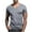 Dark Gray, variant on Kovlvoll Mens T Shirts V Neck Short Sleeve Summer Fashion Loose Casual Lightweight Basic Tee Tops