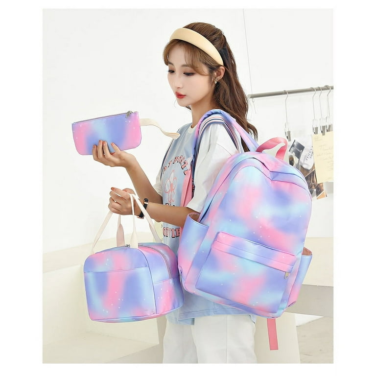 KAMUGO Cute Book Supplies Girls Backpack Set, 17 inch Lightweight