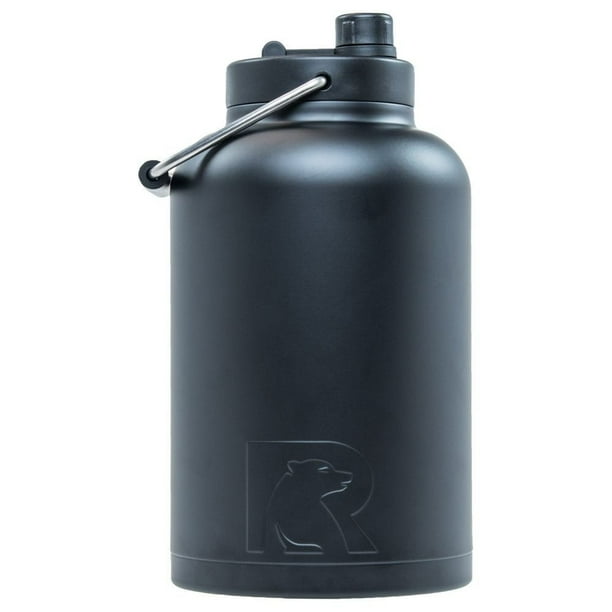 RTIC Double Wall Vacuum Insulated Stainless Steel Jug (Black, One