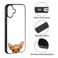 thumbnail image 2 of WIRESTER Shockproof Soft Rubber Cover Case for Apple iPhone 17 6.3" 2025, Animal Fawn Apple Head Chihuahua Dog, 2 of 5