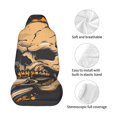 thumbnail image 4 of Fotbe Grim Coffee Skull Funda para Asiento de Auto con Estampado – Impermeable y Antisudor – Ajuste Universal, Lavable a Máquina, Antideslizante (1 Pieza), 4 of 5