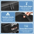 thumbnail image 6 of Carrying Case Fit for Nintendo Switch/OLED, JoyCon, Pro Controller, Portable Travel Protective Bag, Dustproof Handbag Storage Case Fit for Complete Switch Game Accessories, 6 of 9