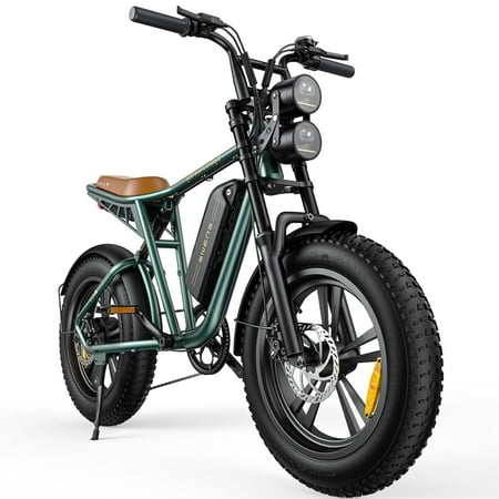 ENGWE Electric M20 20 x 4.0 Fat Tire 1000W Peak Motor e Bike with 48V 13Ah Battery 28Mph All Terrain Outdoor Adventure Dirt Bike Green
