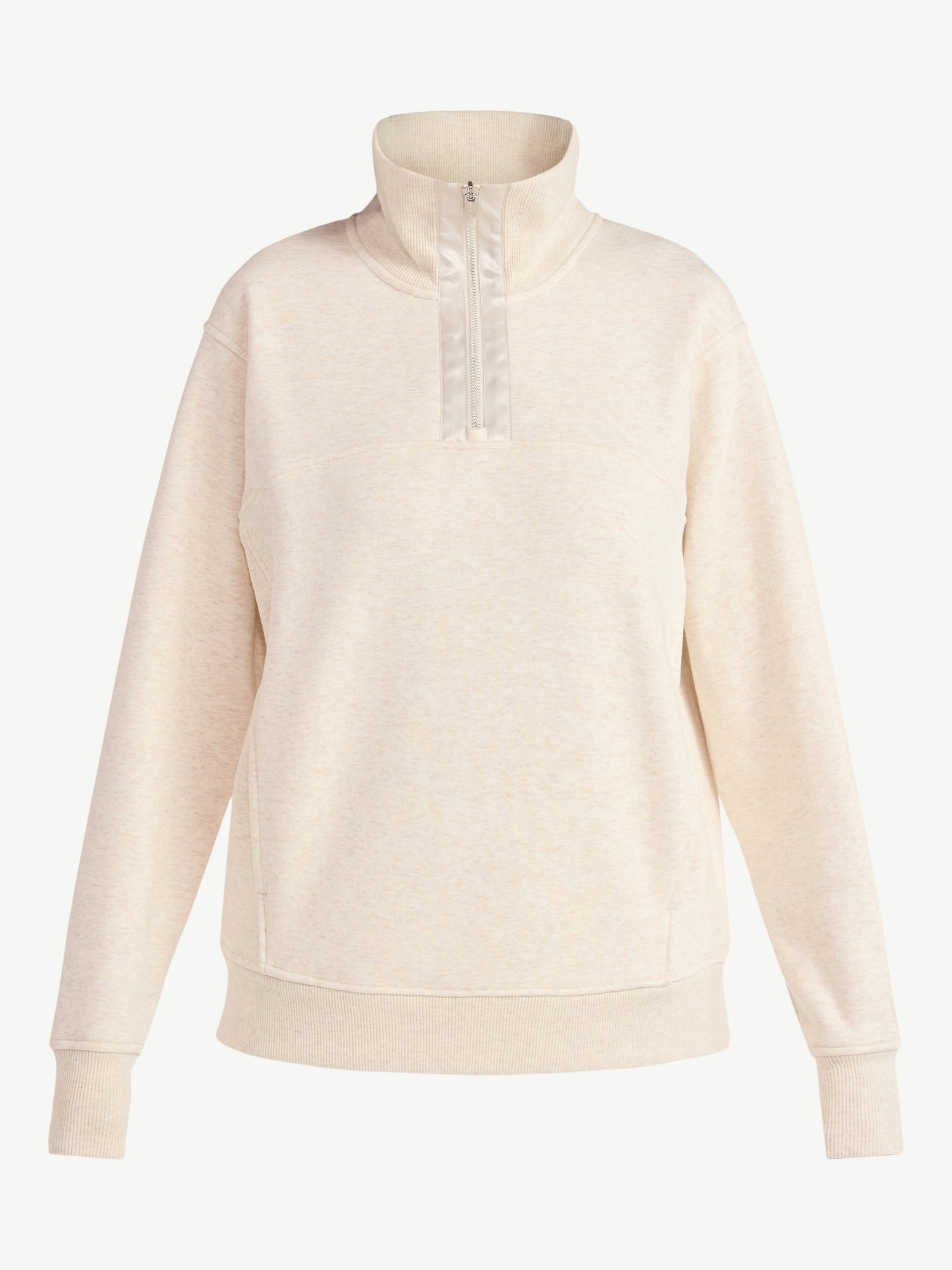 Avia Women's and Women's Plus Fleece Quarter Zip Pullover, Sizes XS-4X