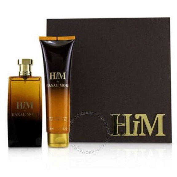 HANAE MORI - Him Coffret: Eau De Toilette Spray 100ml/3.4oz + After Shave Balm 150ml/5oz 2pcs