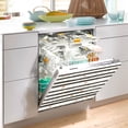thumbnail image 2 of Yayeee Magnetic Dishwasher Cover for The Front Decoration Home Kitchen Machine Sticker Protector, Black Stripes, 2 of 6