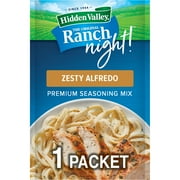 Hidden Valley Ranch Night Zesty Alfredo Premium Seasoning Mix, 1 oz