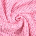 thumbnail image 5 of Womens Valentine Sweater Solid Color Crewneck Knit Sweater Heart Elbow Patches Long Sleeve Soft Pullover Jumper Top Fall Winter Pink XXL, 5 of 9