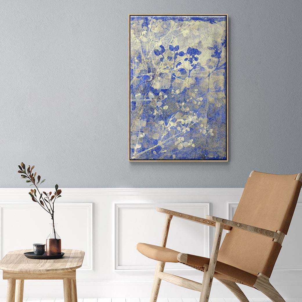 Boundless I Framed Premium Gallery Wrapped Canvas - Ready to Hang - 27 x 41 - Natural Wood Floating Frame