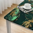 thumbnail image 4 of nygtbtfer Green PrintTablecloth Stain and Wrinkle Resistant Washable Tablecloths for Table Cover for Housewarming Wedding Fits for table white, 4 of 7