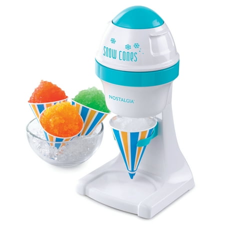 Nostalgia ISM1BL Electric Shaved Ice & Snow Cone (Best Ice Shaver For Home Use)