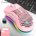thumbnail image 1 of Pink wireless mouse rechargeable, 1 of 5