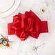 thumbnail image 2 of Cinta decorativa Ribbli satinada con alambre de 6,35 cm x 18,3 m, color rojo, 2 of 5