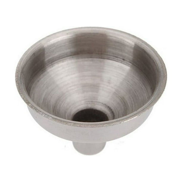 Acero inoxidable para botellas de acero, embudo para licores, 2 embudos de acero inoxidable para frascos, cocina, comedor, bar