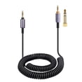 thumbnail image 1 of Cable de audio Weishan ATH-M50xBT en espiral de 1,2 m con adaptador, 1 of 7