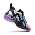 thumbnail image 2 of Dream Pairs Kids Boys Girls Basketball Shoes Low-top Sports Shoes Kids Fashion Sneakers SDBS221K PINK/PURPLE/BLUE Size 5, 2 of 6