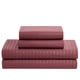 thumbnail image 5 of Set de edredón Sweet Home Collection Dobby Burgundy Twin, 5 of 5