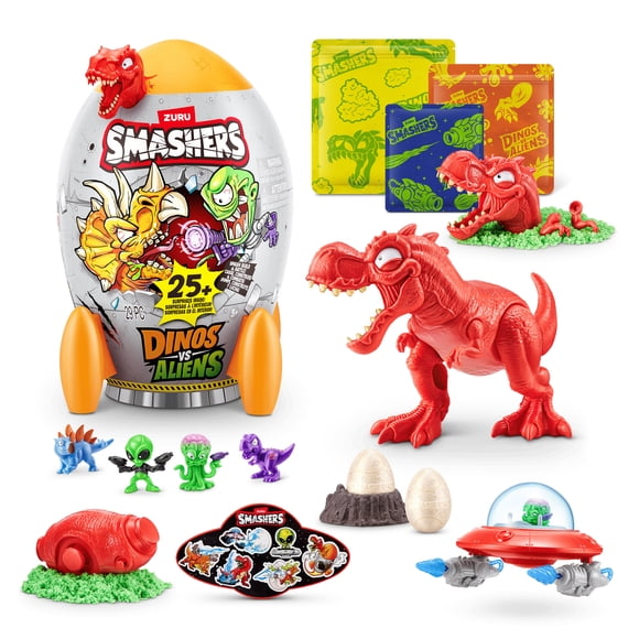 Smashers Dino vs Aliens Medium de ZURU, jouet d’œuf fracassant pour garçons