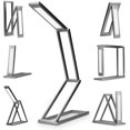 thumbnail image 3 of Foldable LED Desk Lamp - Folding Portable USB Table Light with 3 Brightness Settings - for Home, Reading, Studying, Work, Travel - Rose Gold-Anthracite, 3 of 7