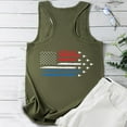 thumbnail image 4 of TDYHUAO Women's American Flag Tank Tops 4th of July Sleeveless USA Flag Shirts Racerback Stars and Stripes Patriotic T Shirts, 4 of 4