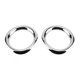 thumbnail image 1 of 2 uds ABS cromado faro antiniebla delantero cubierta de luz ajuste para Toyota CHR 2017-2018, 1 of 8