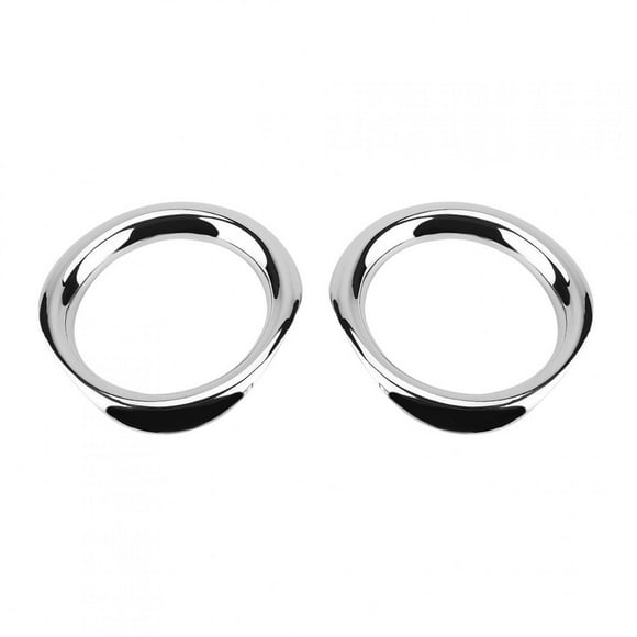MAYUJIAA 2Pcs ABS Chrome Front Fog Lamp Light Cover Trim Fit For Toyota CHR 2017-2018 QM321-58274