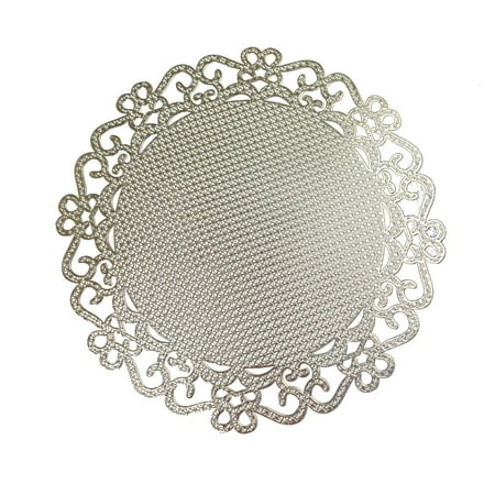 

Beautiful Vinyl Placemats Pretty Elegant Easy to Clean Table Mats Coffee Cup Mat for Dinner Party Decoration